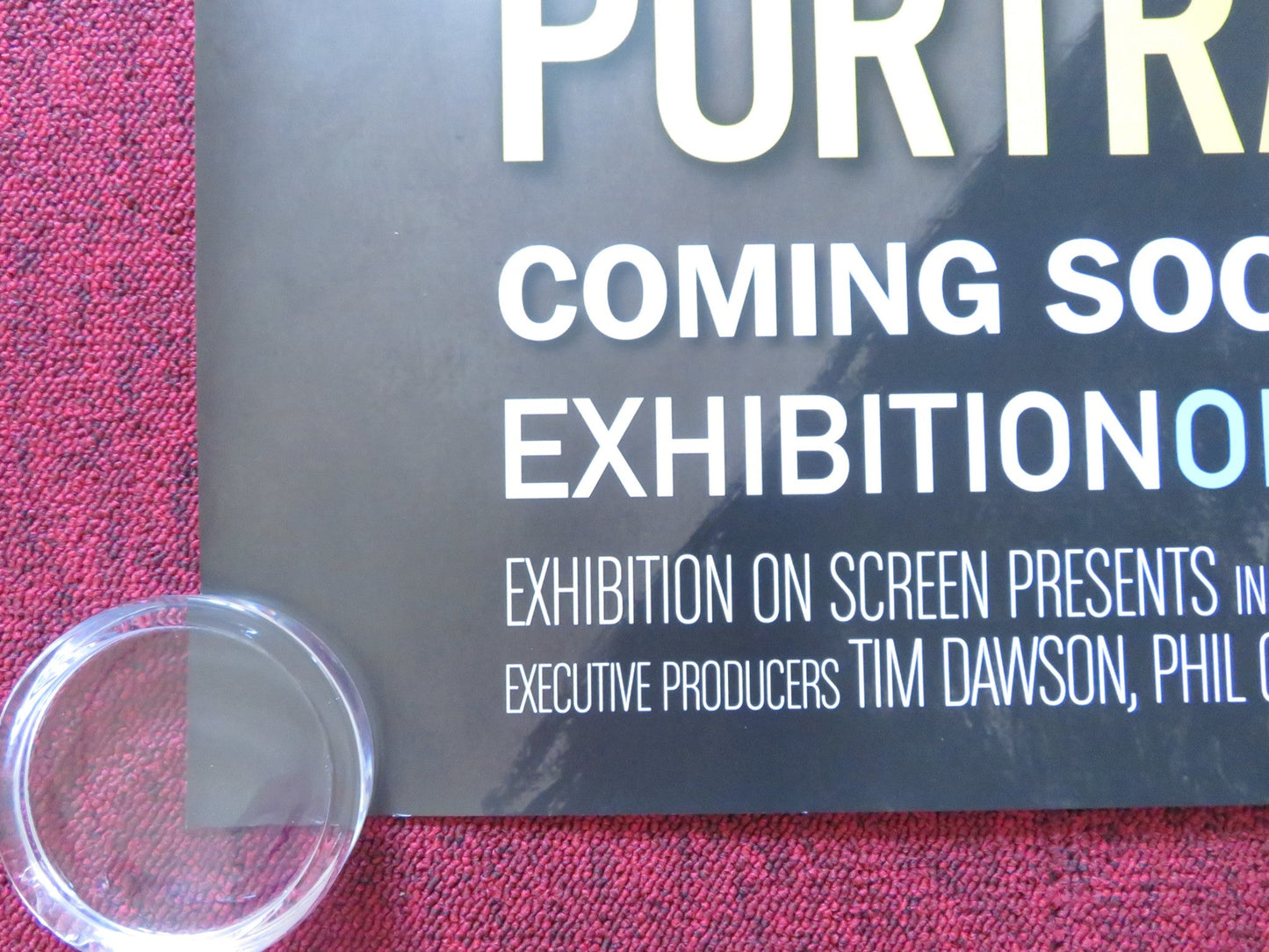 EXHIBITION ON SCREEN CEZANNE PORTRAITS OF A LIFE UK QUAD ROLLED POSTER 2018 Rendezvous Cinema Movie posters