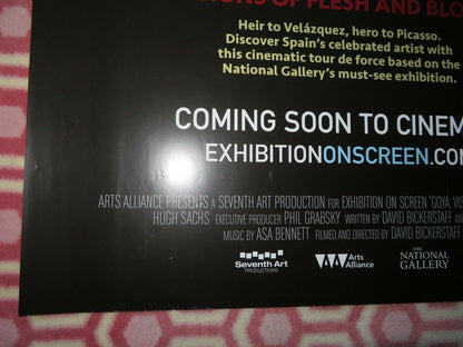 EXHIBITION ON SCREEN GOYA QUAD (30"x 40") ROLLED POSTER 2015 DOCUMENTARY Rendezvous Cinema Movie posters
