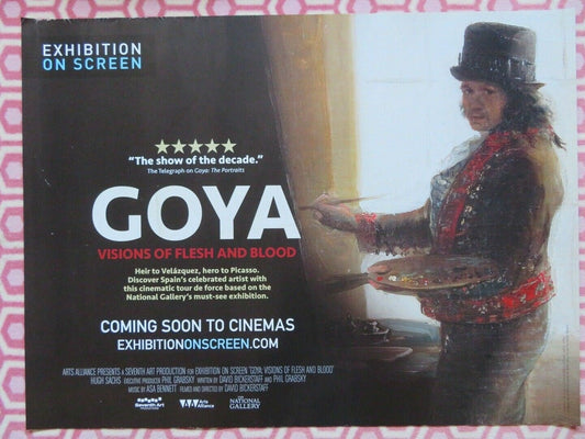 EXHIBITION ON SCREEN GOYA QUAD (30"x 40") ROLLED POSTER 2015 DOCUMENTARY Rendezvous Cinema Movie posters