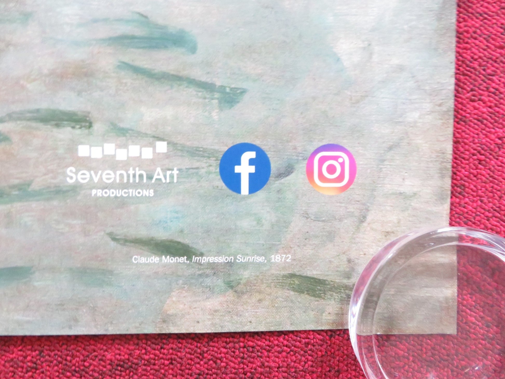 EXHIBITION ON SCREEN: I CLAUDE MONET - A UK QUAD (30"x 40") ROLLED POSTER 2017 Rendezvous Cinema Movie posters