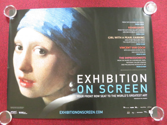 EXHIBITION ON SCREEN: MATISSE REMBRANDT... UK QUAD (30"x 40") ROLLED POSTER 2015 Rendezvous Cinema Movie posters