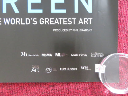 EXHIBITION ON SCREEN: MATISSE REMBRANDT... UK QUAD (30"x 40") ROLLED POSTER 2015 Rendezvous Cinema Movie posters