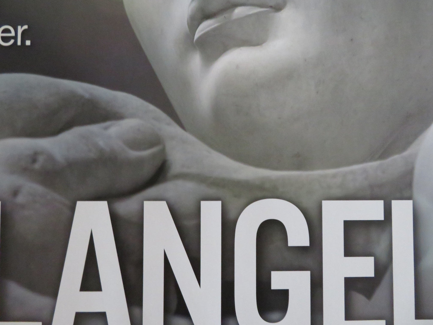 EXHIBITION ON SCREEN: MICHELANGELO LOVE AND DEATH UK QUAD ROLLED POSTER 2017 Rendezvous Cinema Movie posters