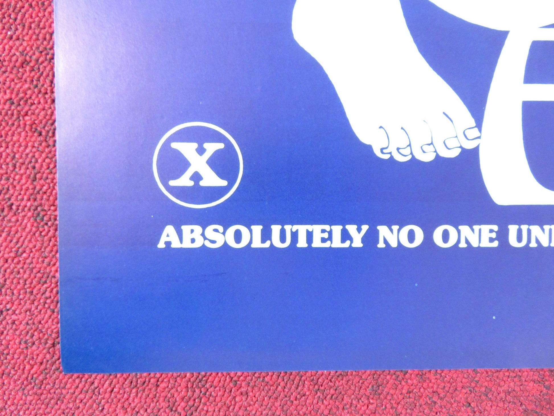 EXHIBITION US TRI FOLDED ONE SHEET ROLLED POSTER CLAUDINE BECCARIE 1975 Rendezvous Cinema Movie posters