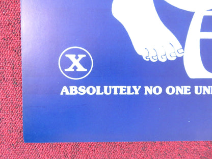 EXHIBITION US TRI FOLDED ONE SHEET ROLLED POSTER CLAUDINE BECCARIE 1975 Rendezvous Cinema Movie posters