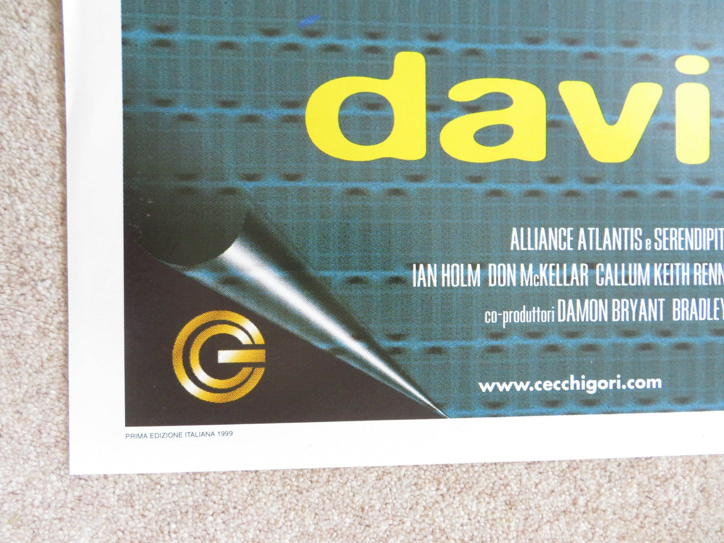 EXISTENZ ITALIAN 2 FOGLIO POSTER JUDE LAW JENNIFER JASON LEIGH 1999 Rendezvous Cinema Movie posters