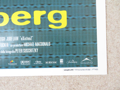 EXISTENZ ITALIAN 2 FOGLIO POSTER JUDE LAW JENNIFER JASON LEIGH 1999 Rendezvous Cinema Movie posters