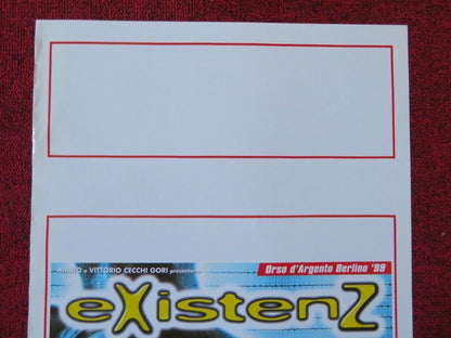EXISTENZ ITALIAN LOCANDINA (27.5"x13") POSTER DAVID CRONENBERG 1999 Movie posters
