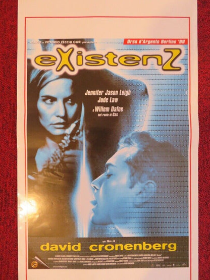 EXISTENZ ITALIAN LOCANDINA (27.5"x13") POSTER JUDE LAW 1999 Movie posters