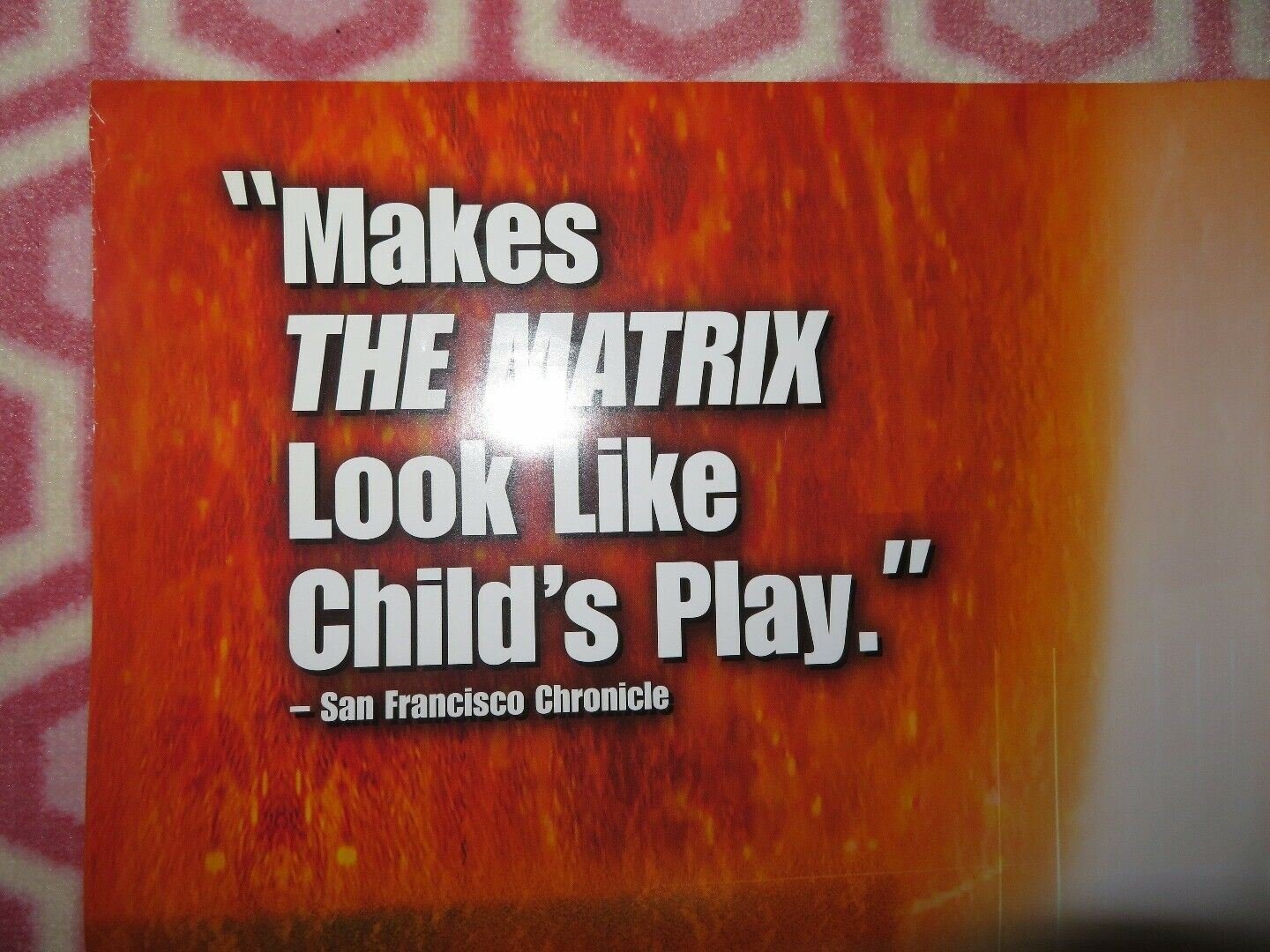 EXISTENZ VIDEO DVD FOLDED POSTER DAVID CRONEBERG 1999 Movie posters