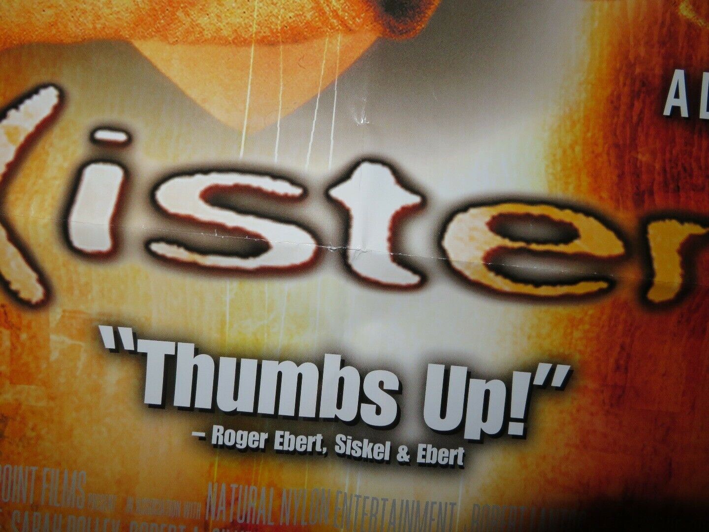 EXISTENZ VIDEO DVD FOLDED POSTER DAVID CRONEBERG 1999 Movie posters