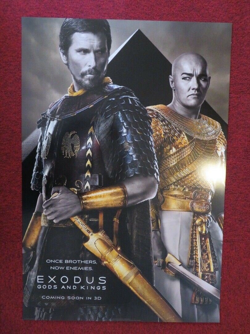 EXODUS GODS AND KINGS B US ONE SHEET ROLLED POSTER CHRISTIAN BALE 2014 Movie posters