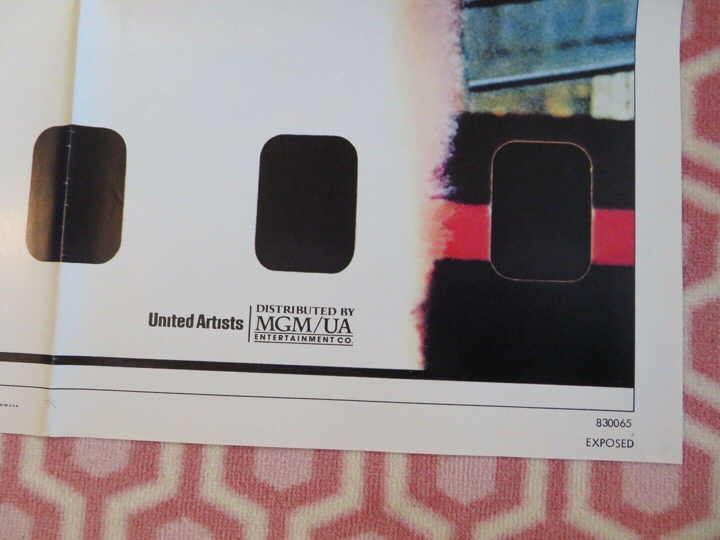 EXPOSED US ONE SHEET POSTER JAMES TOBACK KINSKI NUREYEV 1983 Movie posters