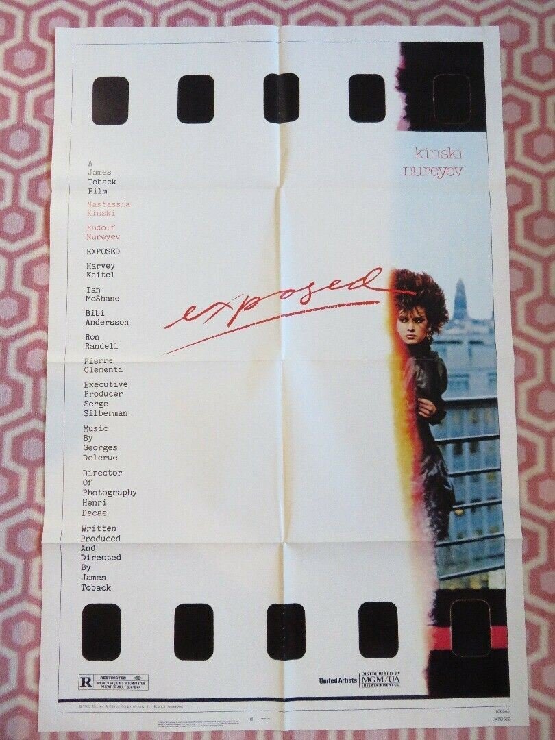 EXPOSED US ONE SHEET POSTER JAMES TOBACK KINSKI NUREYEV 1983 Movie posters