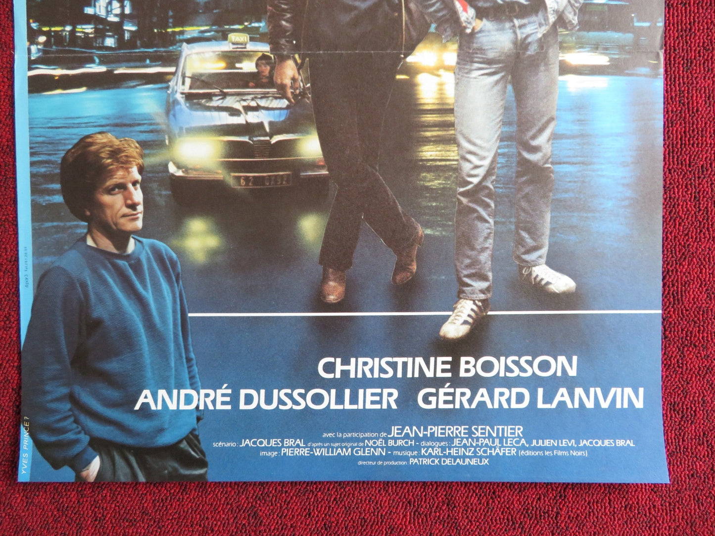 EXTERIOR NIGHT FRENCH POSTER CHRISTINE BOISSON ANDRE DUSSOLLIER 1980 Rendezvous Cinema Movie posters