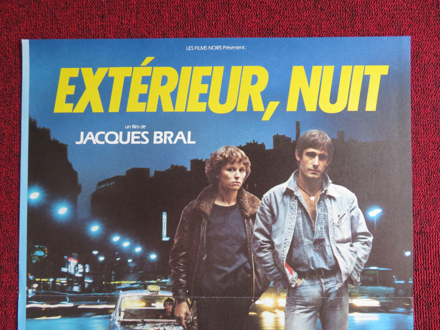 EXTERIOR NIGHT FRENCH POSTER CHRISTINE BOISSON ANDRE DUSSOLLIER 1980 Rendezvous Cinema Movie posters