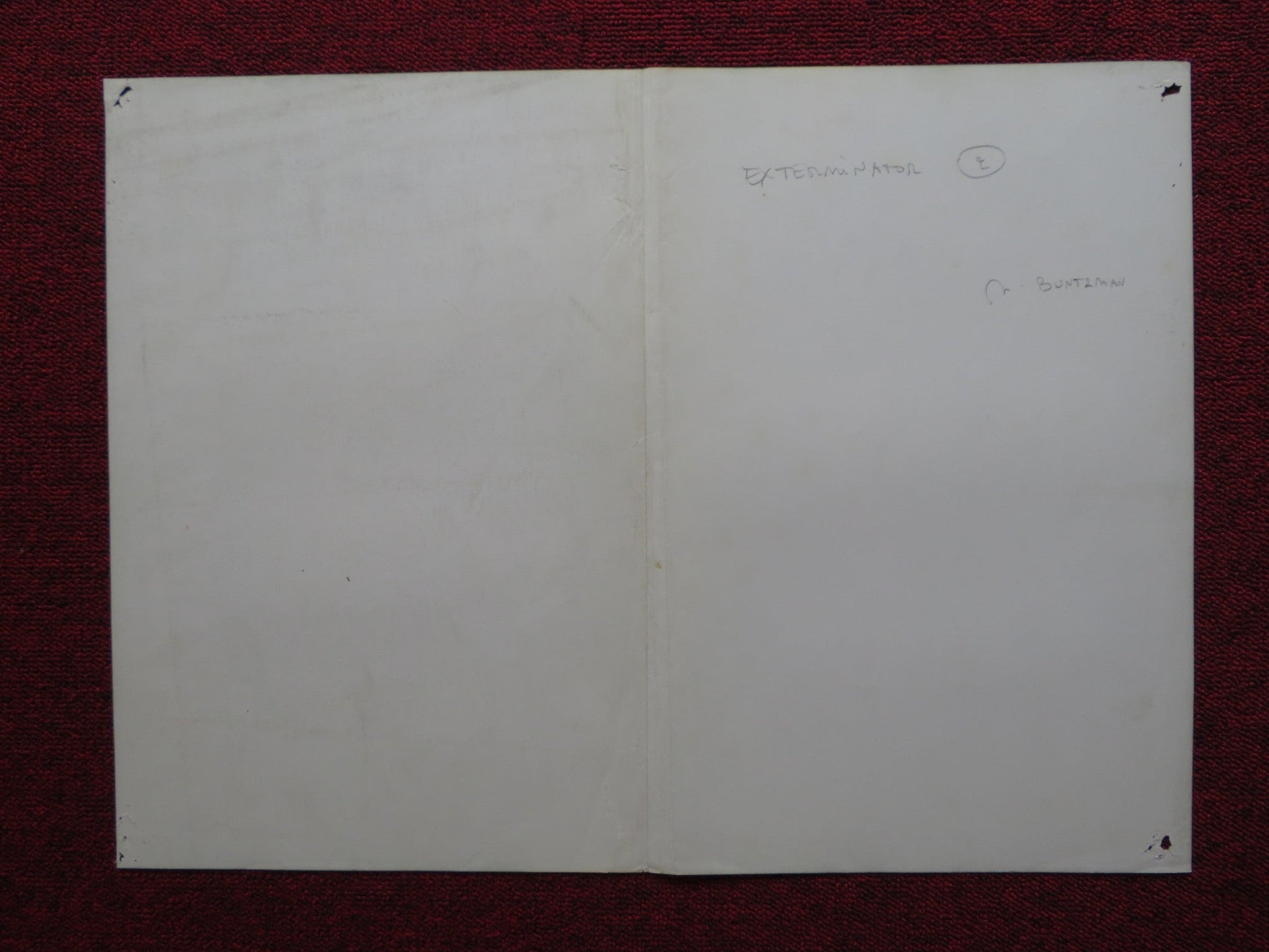 EXTERMINATOR 2 FRENCH POSTER CANNON ROBERT GINTY 1984 Rendezvous Cinema Movie posters