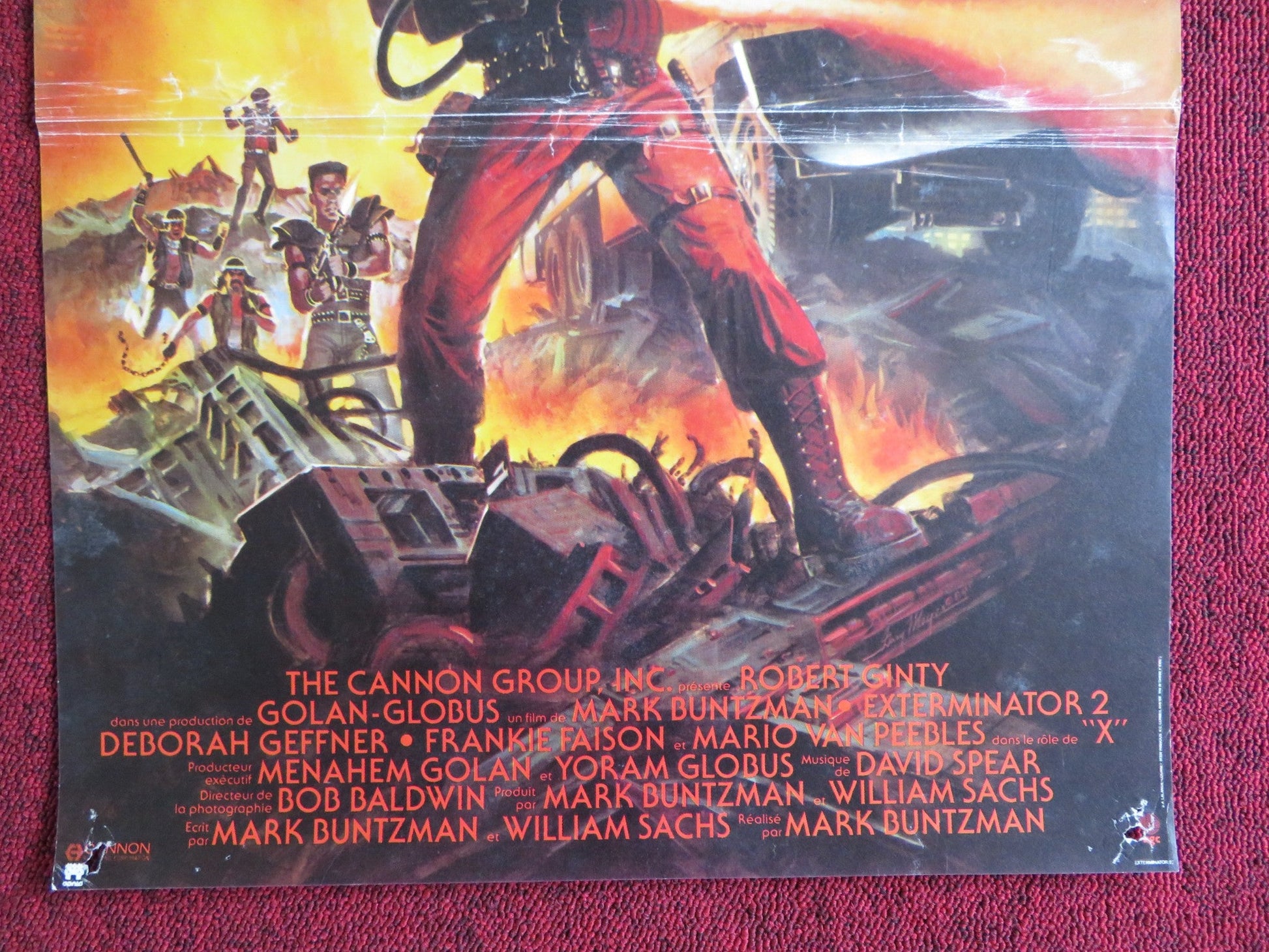 EXTERMINATOR 2 FRENCH POSTER CANNON ROBERT GINTY 1984 Rendezvous Cinema Movie posters