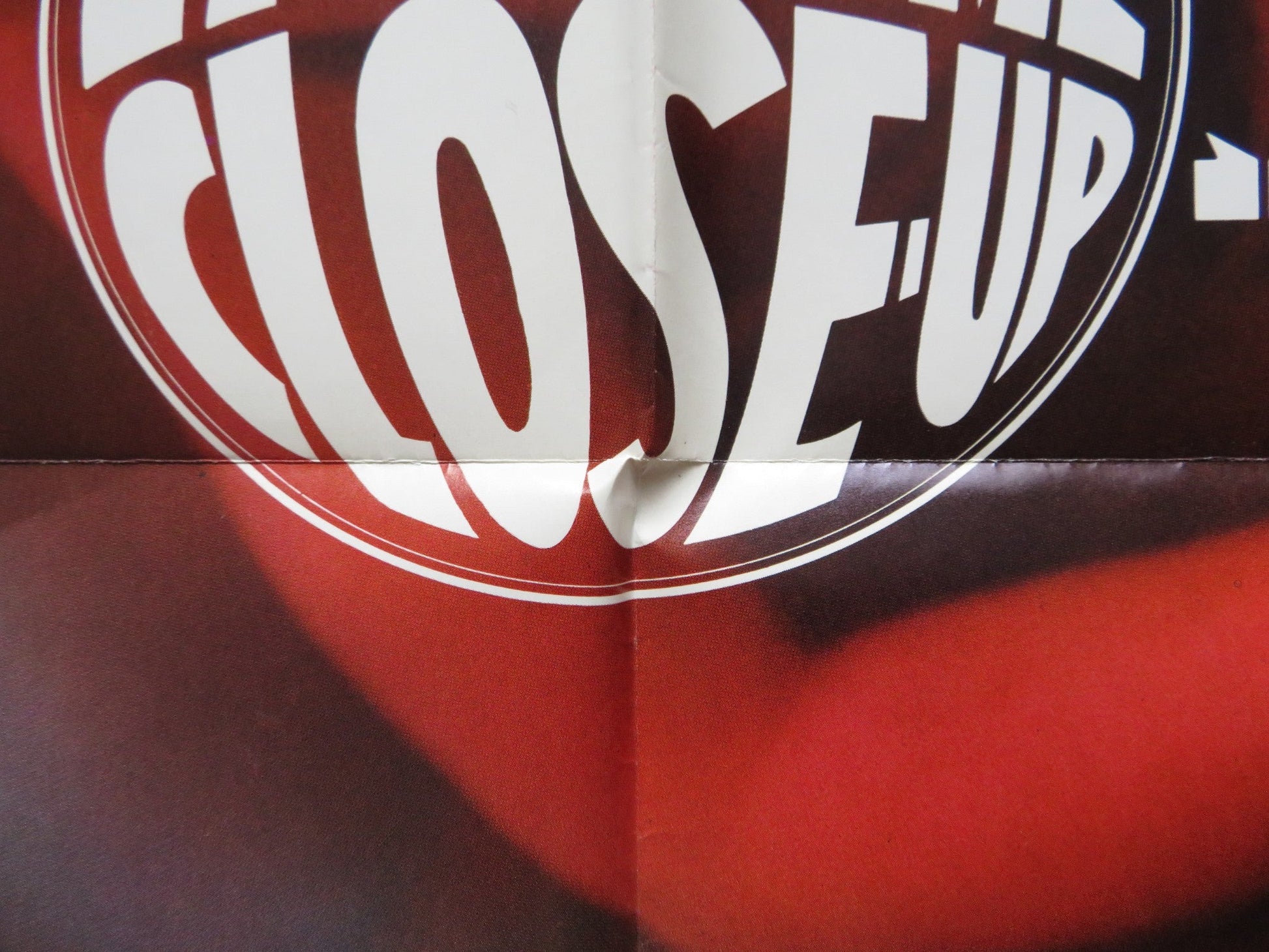 EXTREME CLOSE - UP FOLDED US ONE SHEET POSTER JIM MCMULLAN KATHERINE WOODVILLE '73 Rendezvous Cinema Movie posters