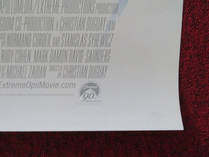 EXTREME OPS US ONE SHEET ROLLED POSTER DEVON SAWA 2002 Movie posters