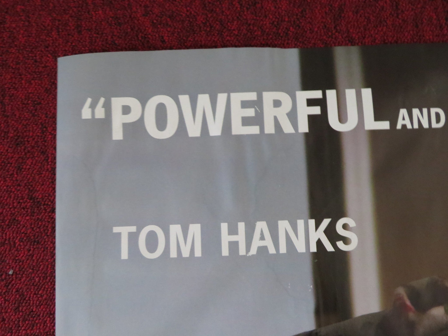 EXTREMELY LOUD AND INCREDIBLY CLOSE UK QUAD (30"x 40") ROLLED POSTER HANKS 2011 Rendezvous Cinema Movie posters