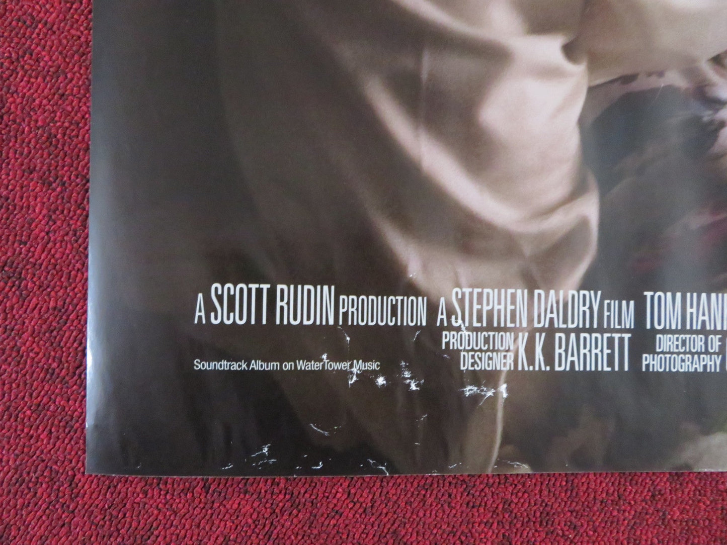 EXTREMELY LOUD AND INCREDIBLY CLOSE UK QUAD (30"x 40") ROLLED POSTER HANKS 2011 Rendezvous Cinema Movie posters