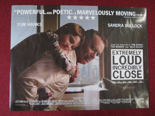 EXTREMELY LOUD AND INCREDIBLY CLOSE UK QUAD (30"x 40") ROLLED POSTER HANKS 2011 Rendezvous Cinema Movie posters