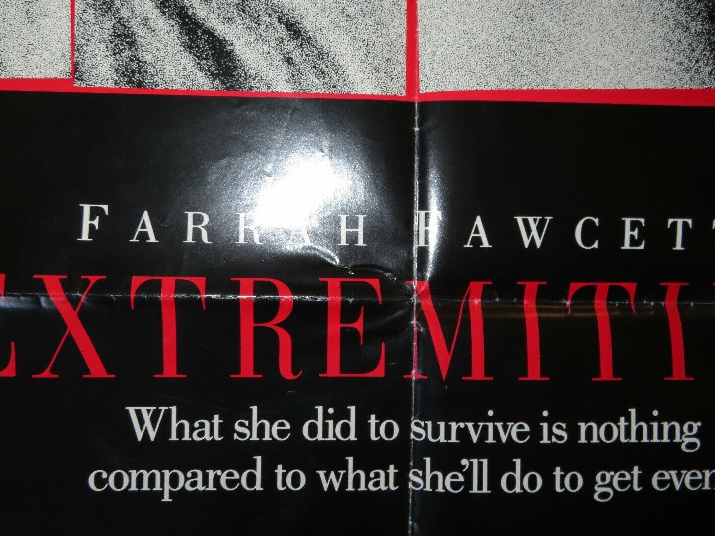 EXTREMITIES FOLDED US ONE SHEET POSTER FARRAH FAWCETT 1986 Movie posters