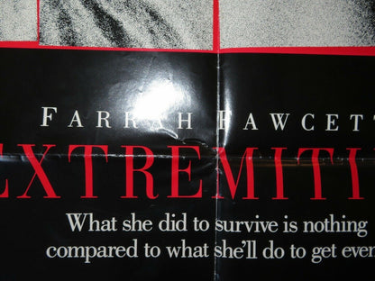 EXTREMITIES FOLDED US ONE SHEET POSTER FARRAH FAWCETT 1986 Movie posters