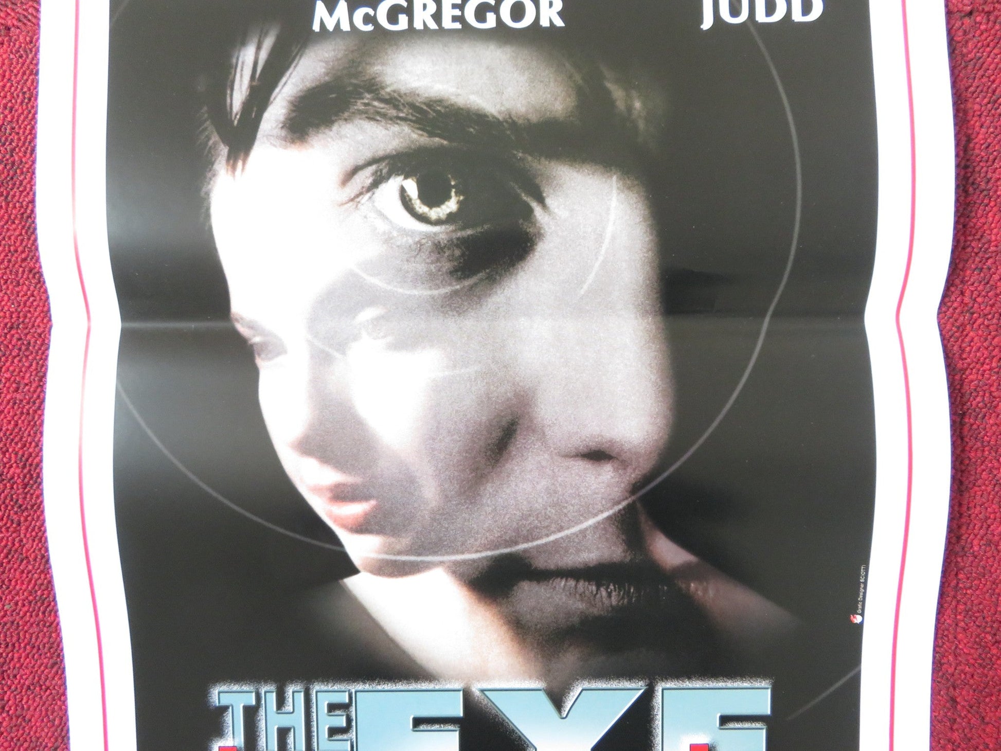 EYE OF THE BEHOLDER ITALIAN LOCANDINA POSTER EWAN MCGREGOR ASHLEY JUDD 1999 Rendezvous Cinema Movie posters