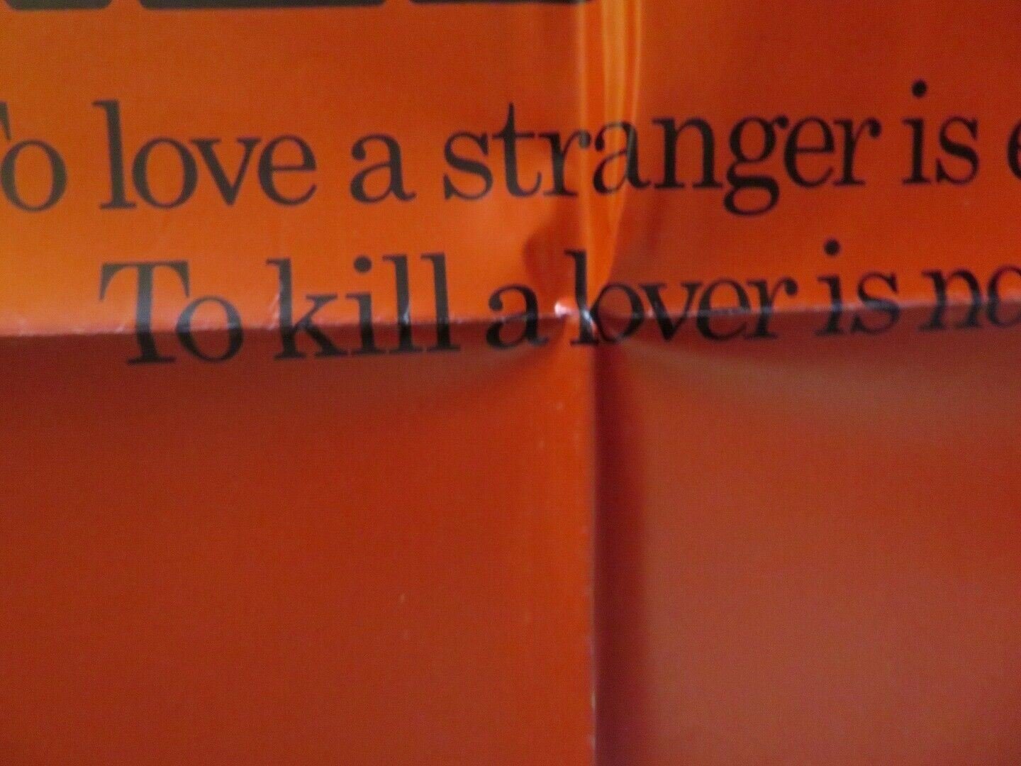 EYE OF THE NEEDLE FOLDED US ONE SHEET POSTER DONALD SUTHERLAND 1981 Movie posters