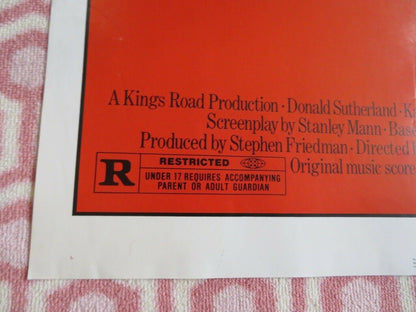 EYE OF THE NEEDLE US ONE SHEET POSTERDONALD SUTHERLAND KATE NELLIGAN 1981 Movie posters