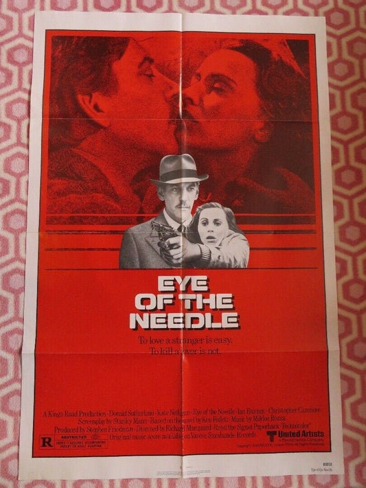 EYE OF THE NEEDLE US ONE SHEET POSTERDONALD SUTHERLAND KATE NELLIGAN 1981 Movie posters