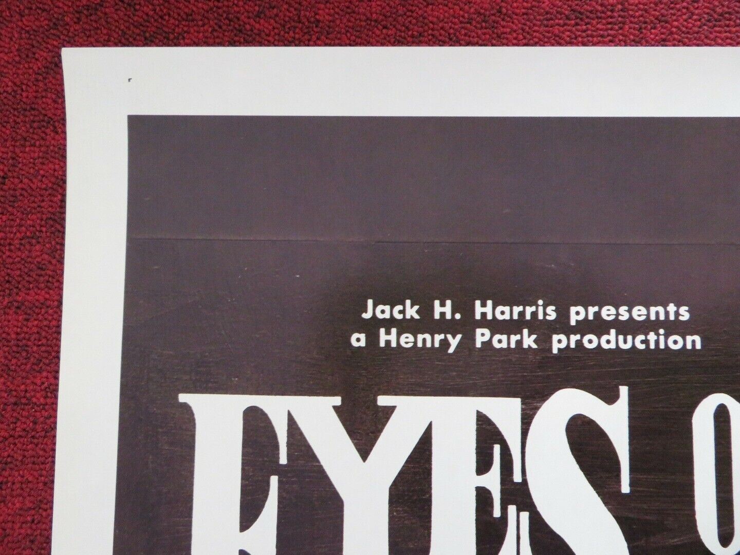 EYES OF THE DRAGON / DESPERATE TARGET - KUNG FU US ONE SHEET ROLLED POSTER 1980 Movie posters