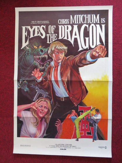EYES OF THE DRAGON / DESPERATE TARGET - KUNG FU US ONE SHEET ROLLED POSTER 1980 Movie posters