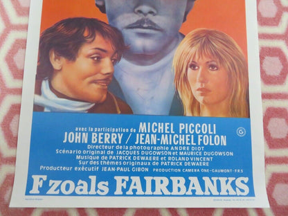 F COMME FAIRBANKS BELGIUM (21.5"x 14.5") POSTER PATRICK DEWAERE MIOU MIOU - Rendezvous Cinema
