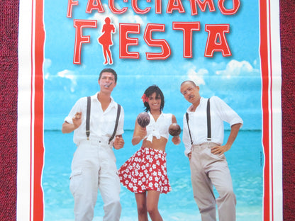 FACCIAMO FIESTA ITALIAN LOCANDINA POSTER ALESSANDRO GASSMAN LORENA FORTEZA 1997 Rendezvous Cinema Movie posters