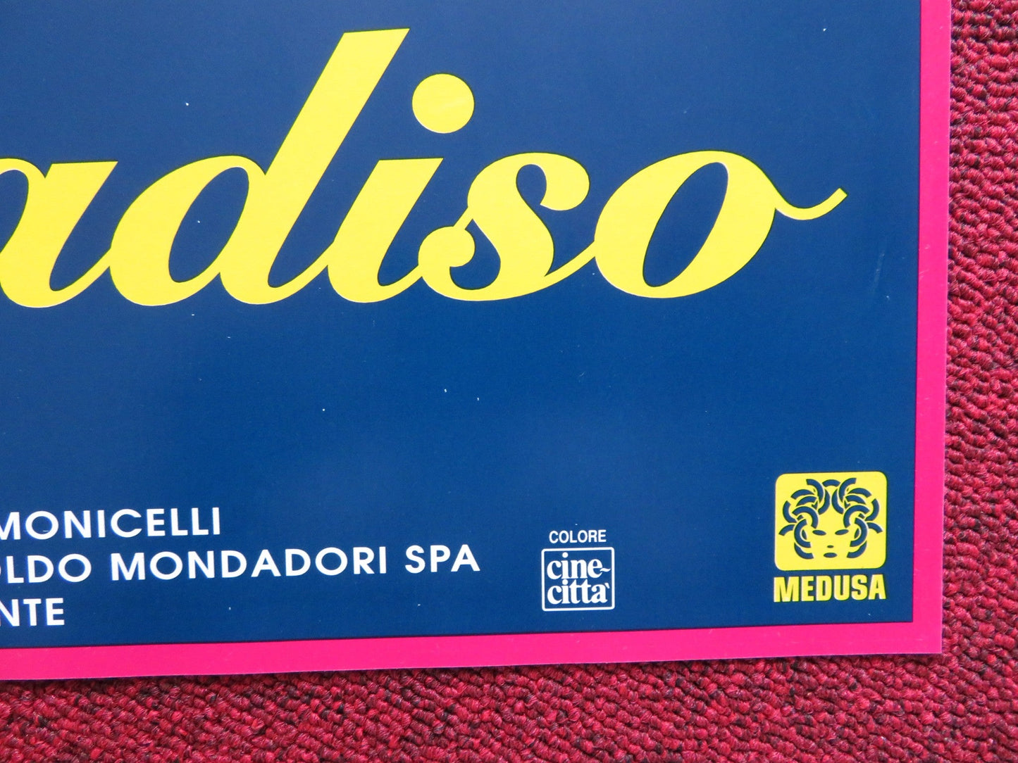 FACCIAMO PARADISO - A ITALIAN FOTOBUSTA POSTER MARGHERITA BUY LELLO ARENA 1995 Rendezvous Cinema Movie posters