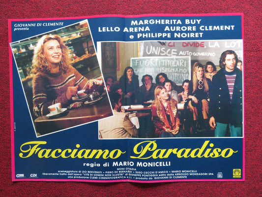 FACCIAMO PARADISO - D ITALIAN FOTOBUSTA POSTER MARGHERITA BUY LELLO ARENA 1995 Rendezvous Cinema Movie posters