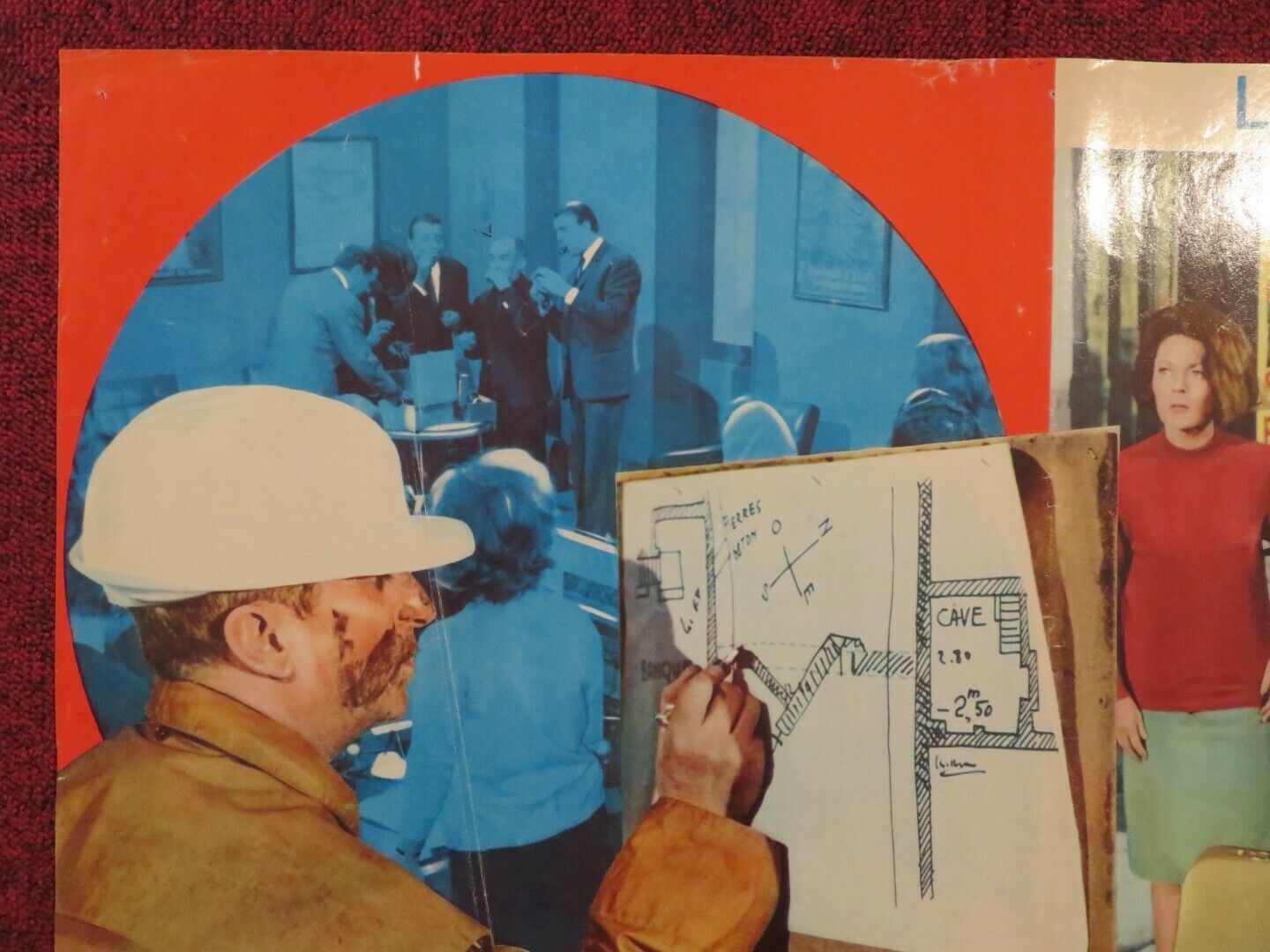 FACCIO SALTARE LA BANCA / LETS ROB THE BANK ITALIAN FOTOBUSTA POSTER 1964 Movie posters