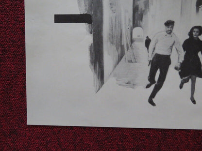 FACE IN THE RAIN FOLDED US ONE SHEET POSTER NIAL MCGINNIS IRVIN KERSHNER 1963 Movie posters