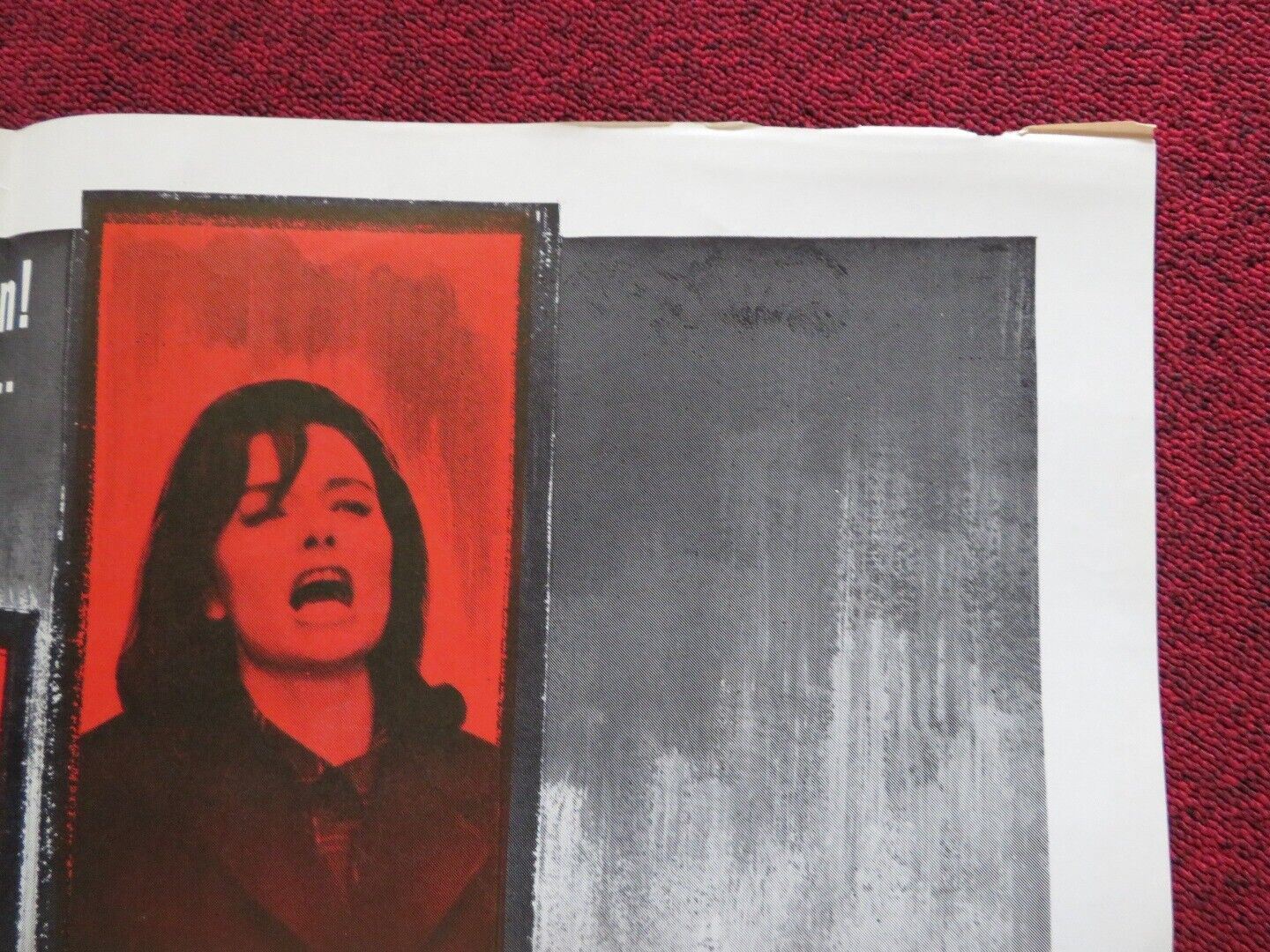 FACE IN THE RAIN FOLDED US ONE SHEET POSTER NIAL MCGINNIS IRVIN KERSHNER 1963 Movie posters