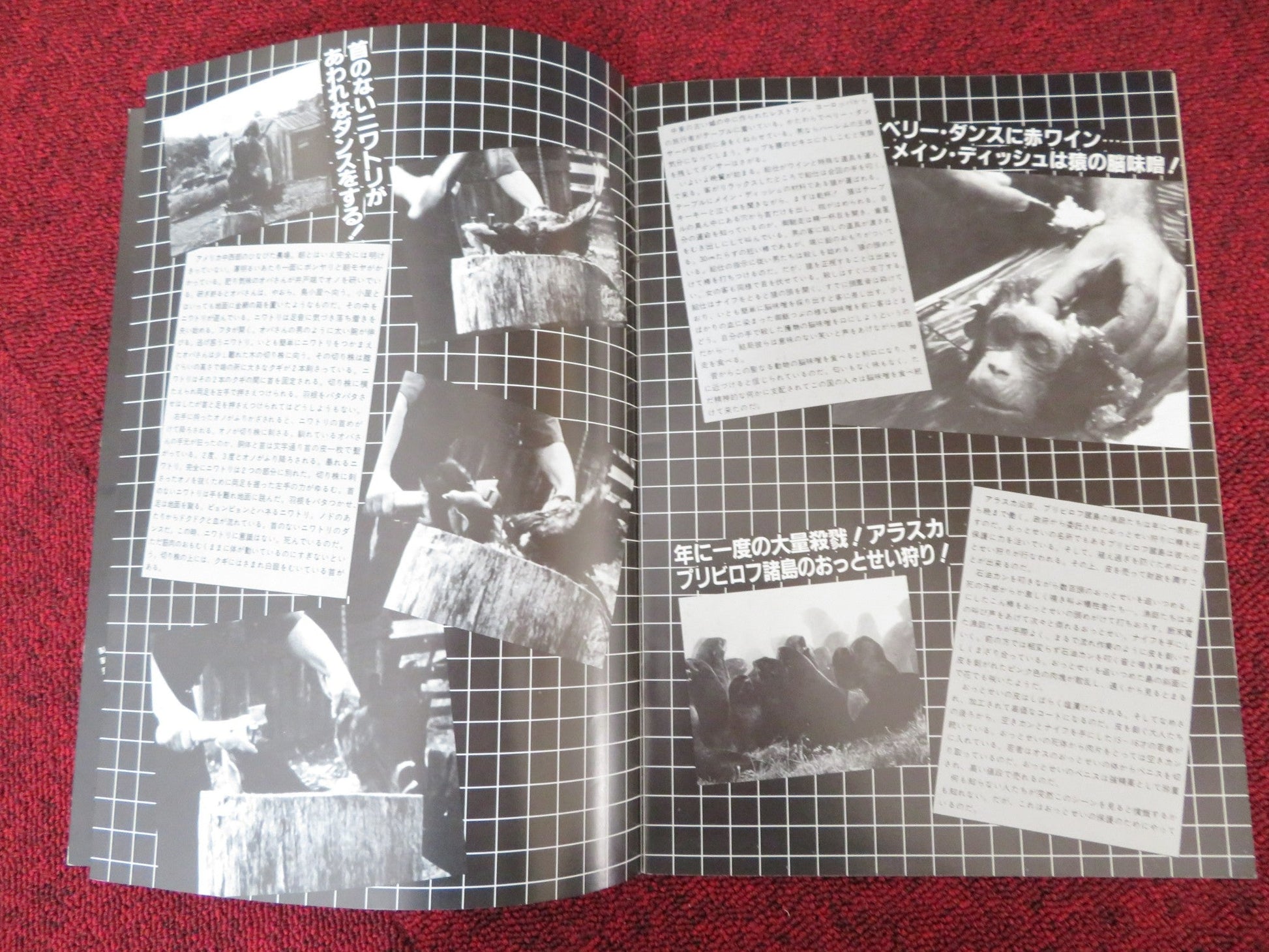 FACES OF DEATH JAPANESE BROCHURE / PRESS BOOK MICHAEL CARR SAMUEL BERKOWITZ 1978 Rendezvous Cinema Movie posters