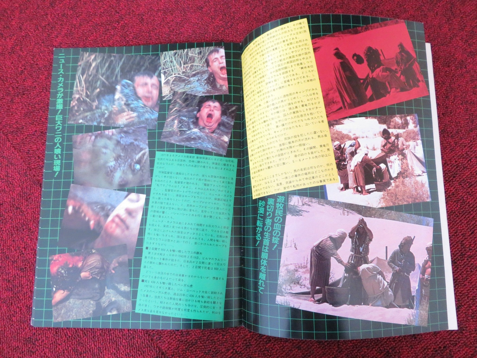 FACES OF DEATH JAPANESE BROCHURE / PRESS BOOK MICHAEL CARR SAMUEL BERKOWITZ 1978 Rendezvous Cinema Movie posters