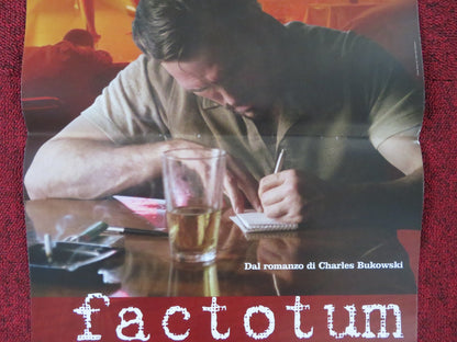 FACTOTUM ITALIAN LOCANDINA POSTER MATT DILLON LILI TAYLOR 2005 Rendezvous Cinema Movie posters