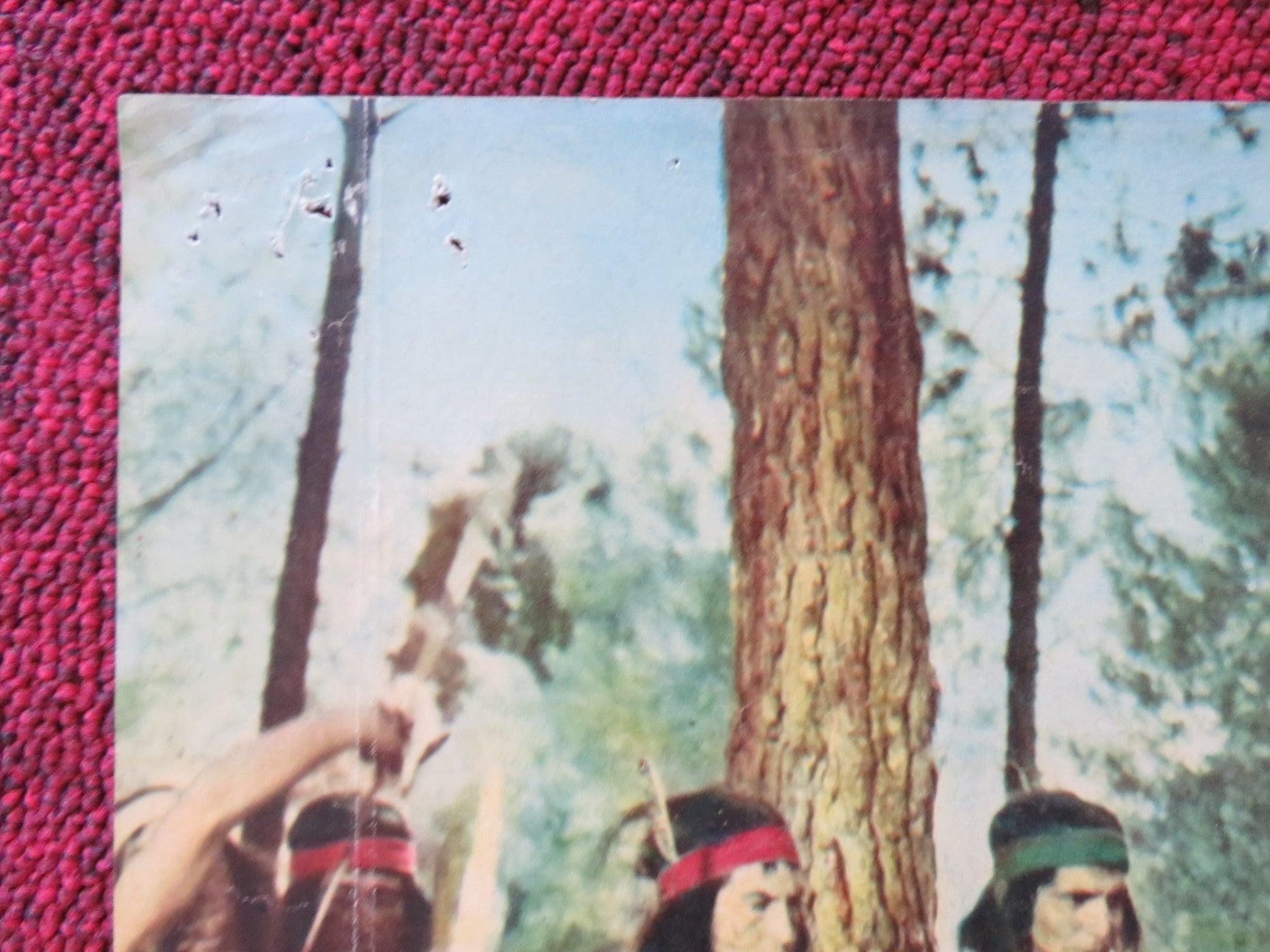 FALL OF THE MOHICANS - C ITALIAN FOTOBUSTA POSTER JACK TAYLOR BARBARA LOY 1965 Rendezvous Cinema Movie posters