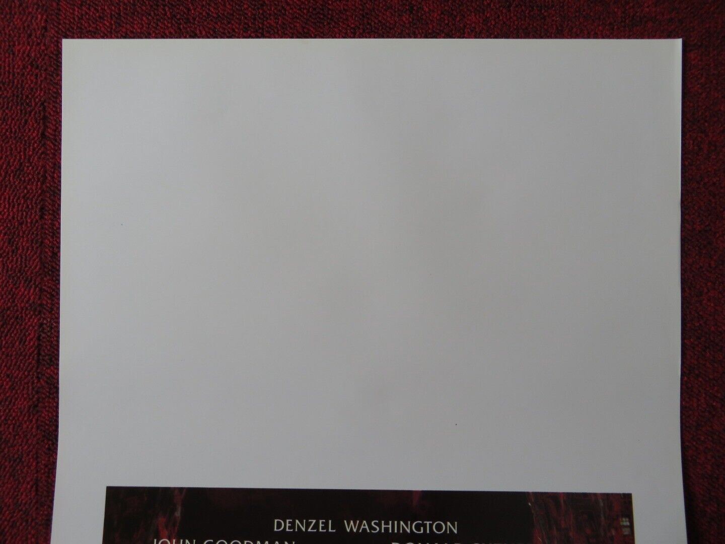 FALLEN ITALIAN LOCANDINA (27.5"x13") POSTER DENZEL WASHINGTON 1998 Movie posters