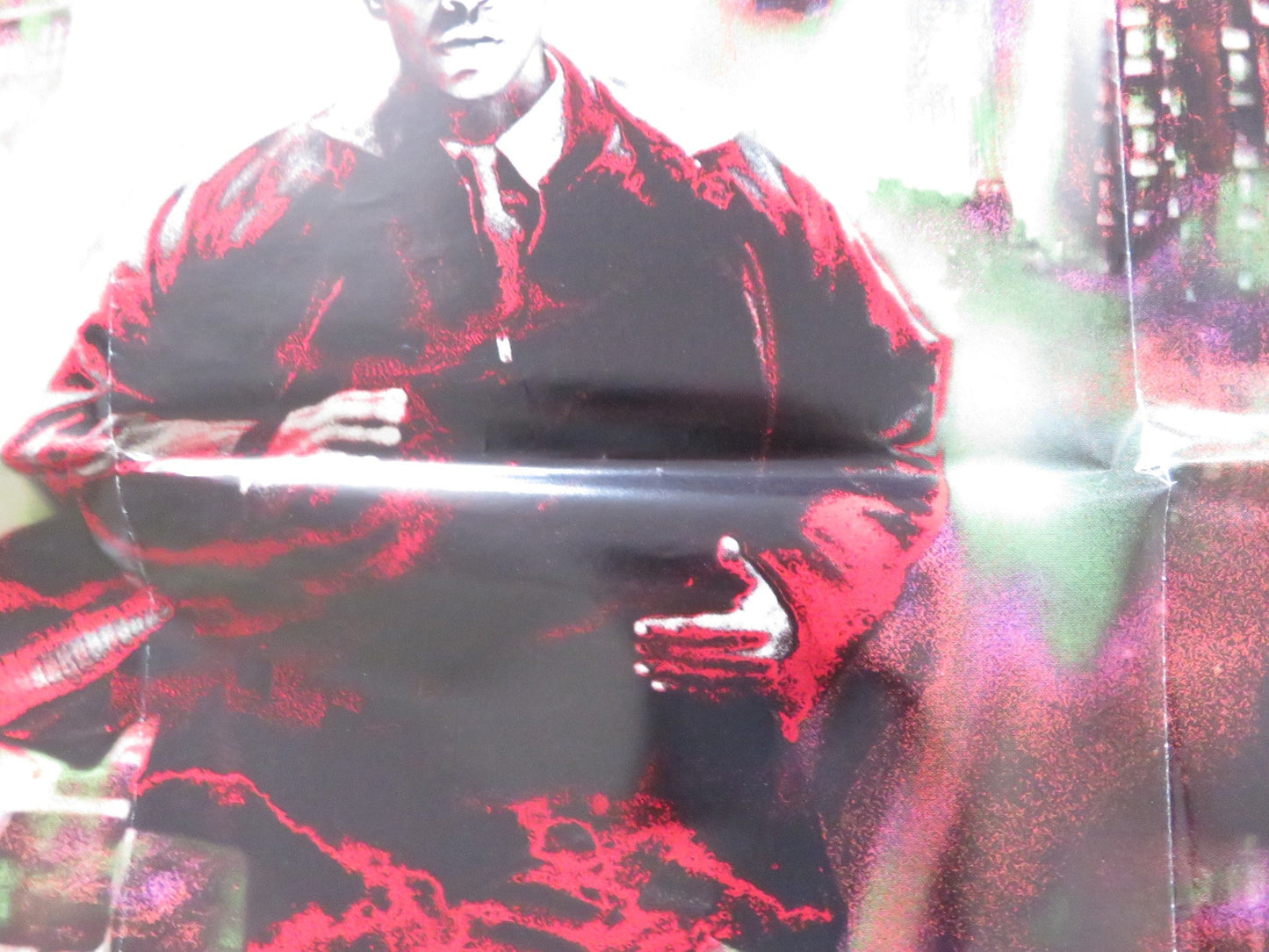 FALLEN UK QUAD POSTER FOLDED DENZEL WASHINGTON JOHN GOODMAN 1997 Rendezvous Cinema Movie posters