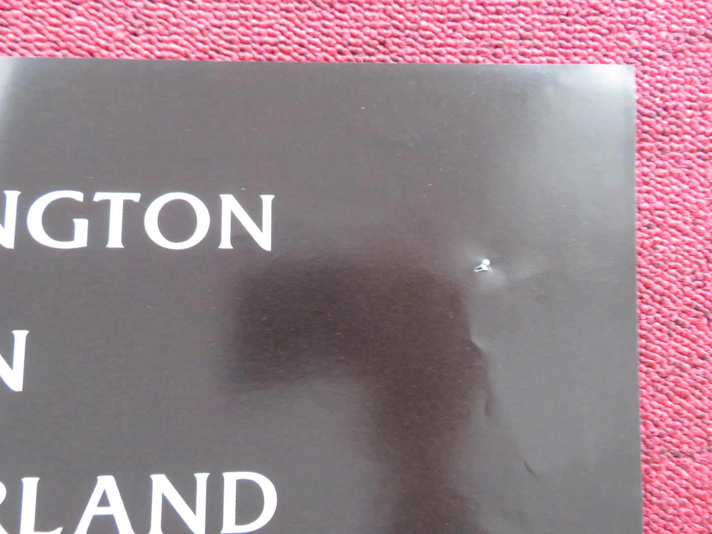 FALLEN UK QUAD POSTER FOLDED DENZEL WASHINGTON JOHN GOODMAN 1997 Rendezvous Cinema Movie posters