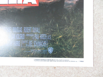 FALLING DOWN ITALIAN 2 FOGLIO POSTER MICHAEL DOUGLAS ROBERT DUVALL 1993 Rendezvous Cinema Movie posters